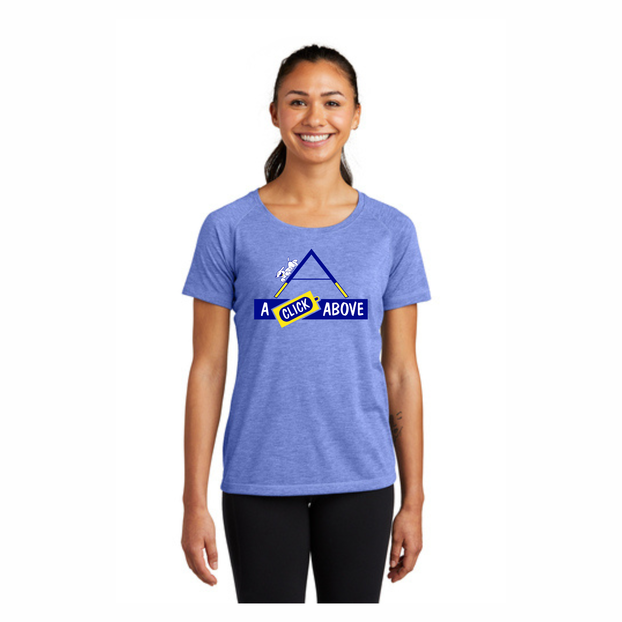 Ladies Tri-Blend Sport Wicking Tee A Click Above