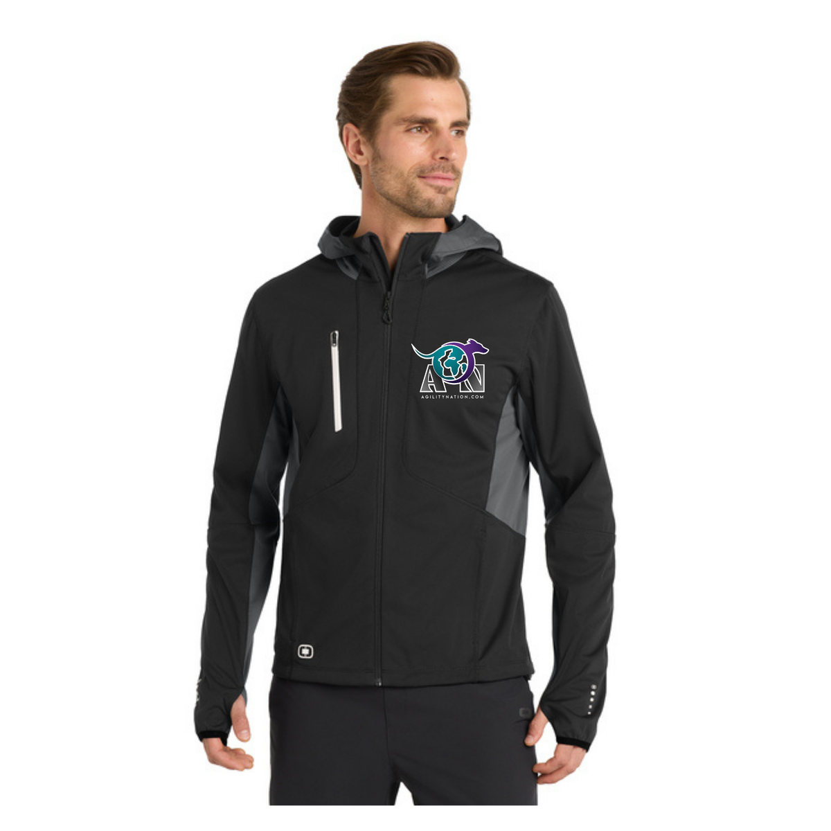 Men's Soft Shell Jacket Agility Nation – Wild at Heart Pet Company